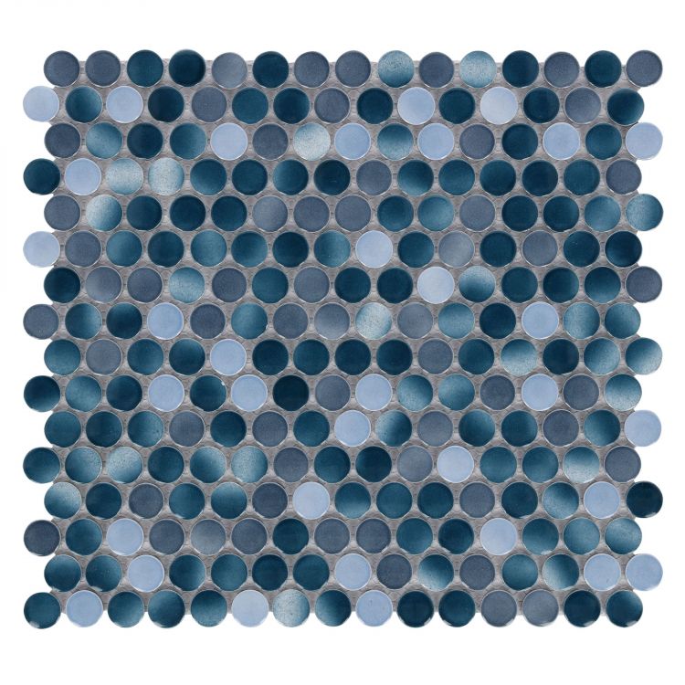 Penny Round Gradient Blue 11.5 x 12.25